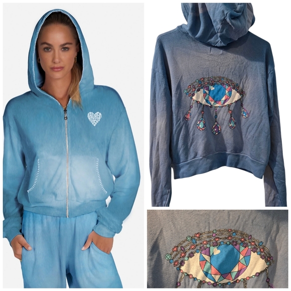 Lauren Moshi Lachelle Diamond Evil Eye hoodie